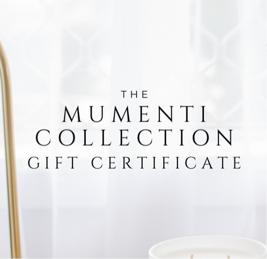 Mumenti Gift Card Certificate