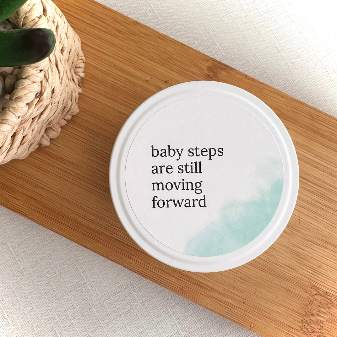 Baby steps are still moving forward